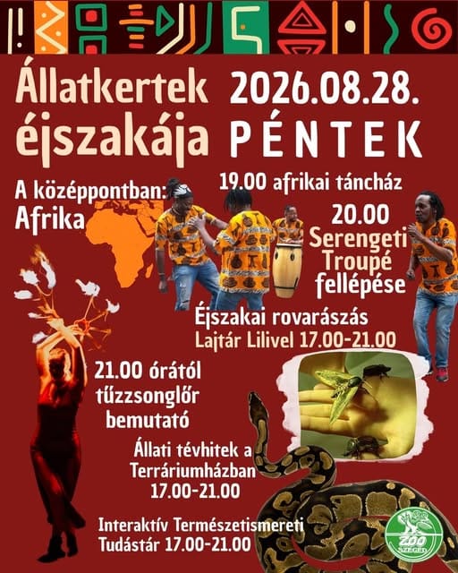 Rovarászás lesz 2026.08.28-án Szegeden a Vadasparkban!